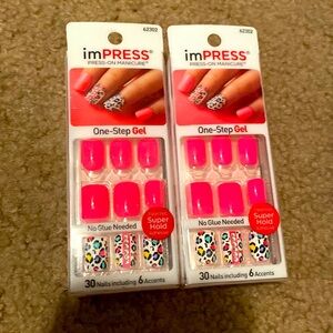 Impress nails.